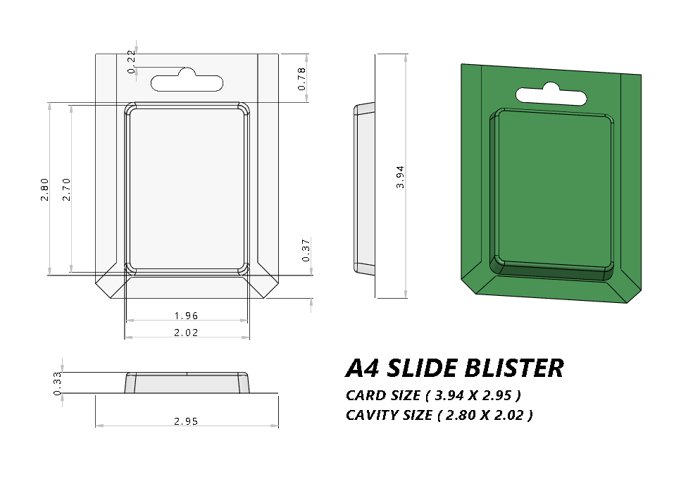 A4 BLISTER (1250 pcs)