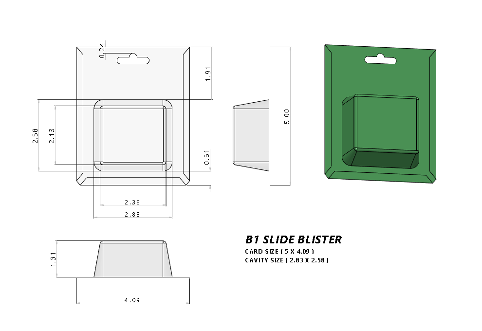 B1 BLISTER (750 pcs)