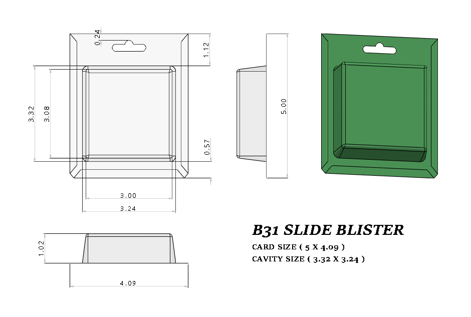 B31 Blister (750 pcs)
