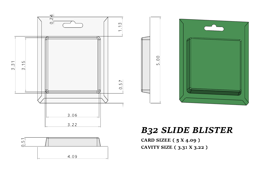 B32 Blister (750 pcs)