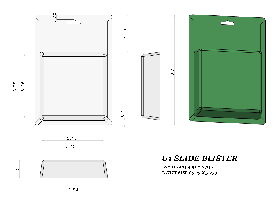 U1 BLISTER (450 pcs)