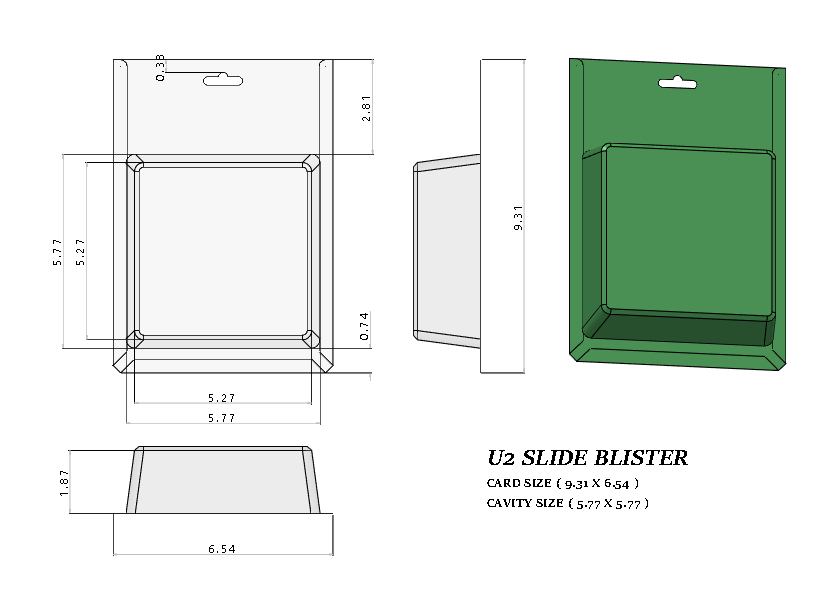 U2 BLISTER (400 pcs)