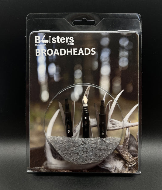 Archery Broadhead Stock Clamshell Packaging