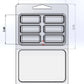 6 Cavity Clamshell (1.70" x 0.70")