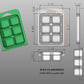 Wax Melt Clamshell Dimensions