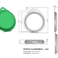 001 (6 3/4" diameter 1 5/8" deep) -Stock Clamshell