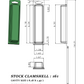 161 ( 1 3/8" x 6" x 1 1/8") -Stock Clamshell