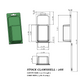 266 ( 2 1/4" x 3 1/2" x 1 1/2") -Stock Clamshell