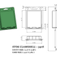 341S ( 3 1/2" x 4" x 1 1/4") -Stock Clamshell