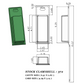 372 ( 7" x 2 7/8" x 1 5/8") -Stock Clamshell