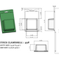 458 ( 3 1/4"L x 3 1/4"W x 1.75"deep ) -Stock Clamshell