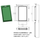 481   ( 4 1/4" x 7 1/2" x 1" ) -Stock Clamshell