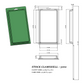 5102 ( 6" x 11.25" x 1" ) -Stock Clamshell