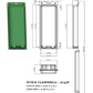 5143S ( 13 1/2" x 5 1/8" x 3" ) -Stock Clamshell