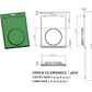 561C ( 3 5/8" Diameter x 7/16" Deep ) -Stock Clamshell