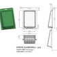 575S ( 6.65"L x 5"W x 2.5"deep ) -Stock Clamshell