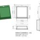 772 ( 6 7/8" x 7" x 1 3/4" ) -Stock Clamshell