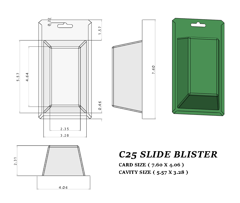 C25 BLISTER (800 pcs)