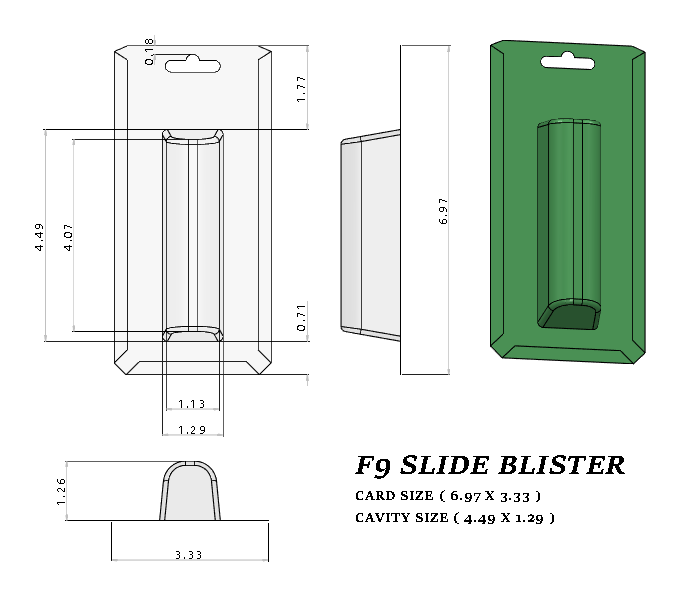 F9 BLISTER (1200 pcs)